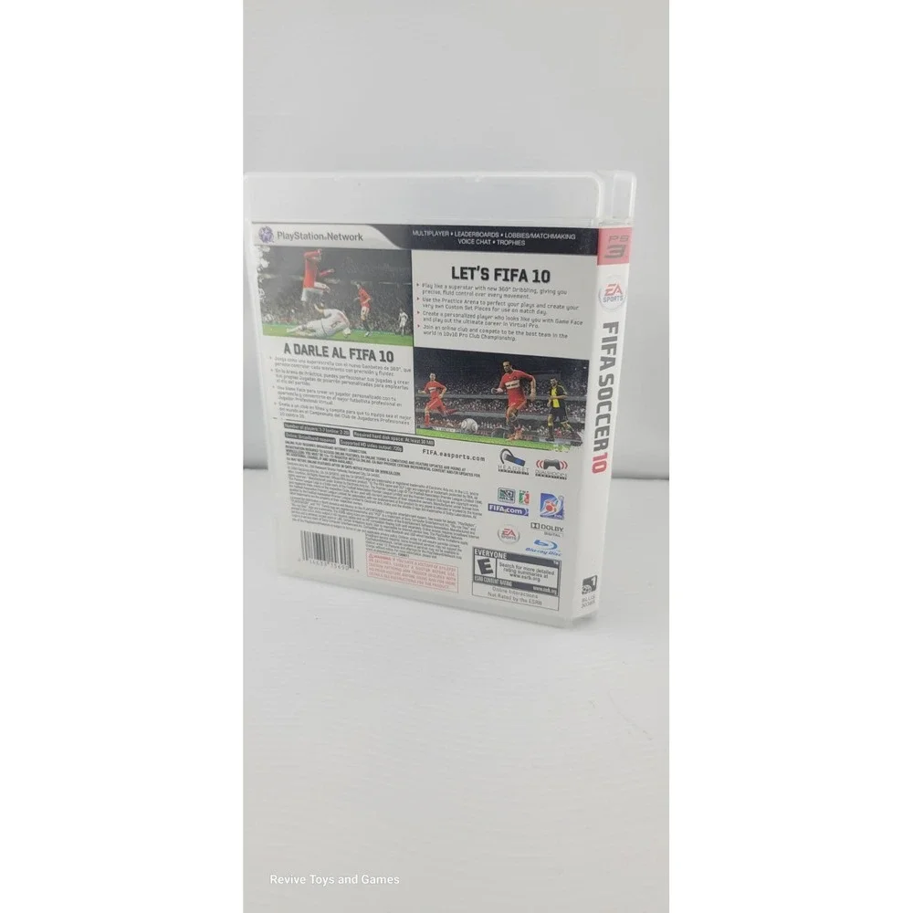 FIFA‎ Soccer 10 (Sony PlayStation 3, PS3, 2009) Game and Case Tested and Working